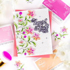 Pinkfresh Studio Lush Elegance Dies 307325 Rachel Alvarado Card