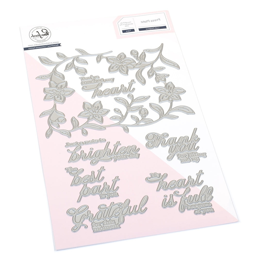 Pinkfresh Studio Lush Elegance Press Plates 307525 Flipped
