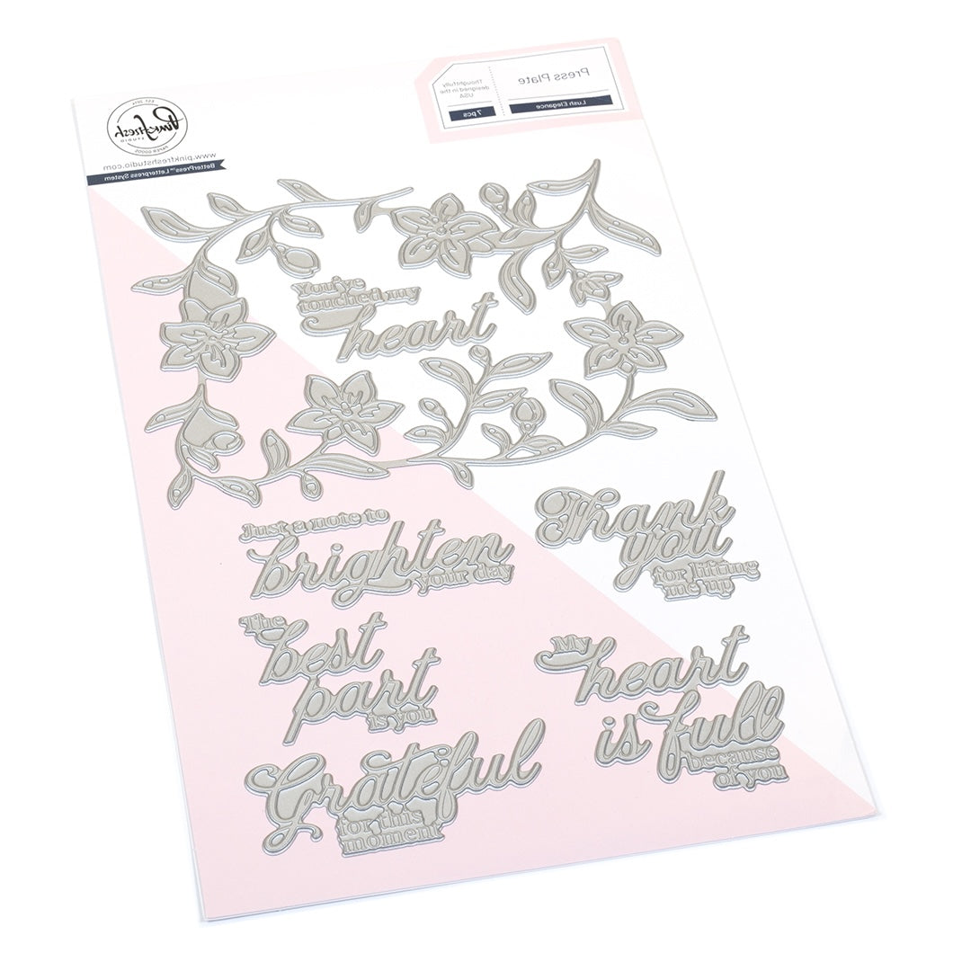 Pinkfresh Studio Lush Elegance Press Plates 307525 Flipped