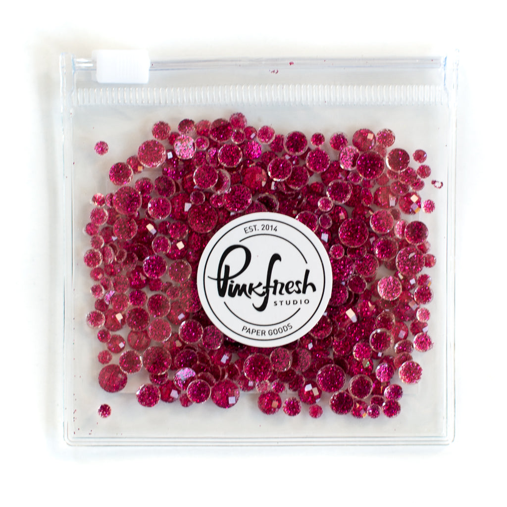 Pinkfresh Studio Magenta Glitter Drops pf100es