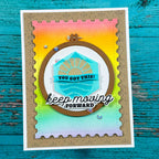 Pinkfresh Studio Mark The Moment Clear Stamps 283625 Keep Moving Forward Card