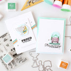 Pinkfresh Studio Mark The Moment Clear Stamps 283625 Never Stop Exploring Card
