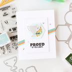Pinkfresh Studio Mark The Moment Stamps Dies And Stencils Bundle Proud Of You Always