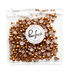 Pinkfresh Studio Matte Gold Metallic Pearl Beads pf084es