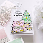 Pinkfresh Studio Merry Melodies Clear Stamps 289925 A Season Full Of Joyful Stories Card