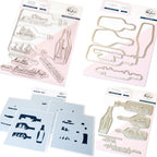 Pinkfresh Studio Message In A Bottle Stamps Dies Stencils And Press Plates Bundle