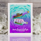Pinkfresh Studio Message In a Bottle Dies 282925 Our Friendship Is Unsinkable