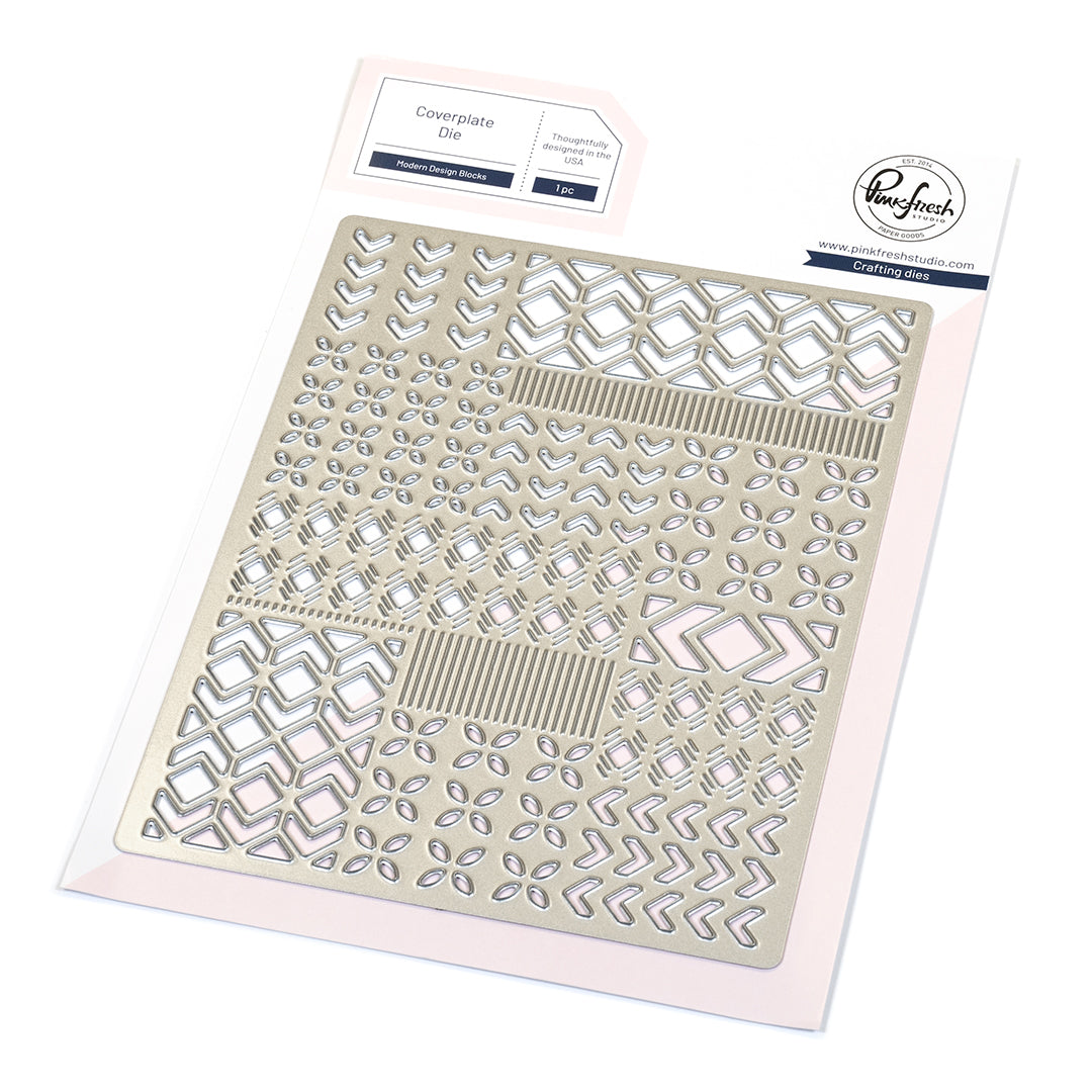 Pinkfresh Studio Modern Design Blocks Coverplate Die 246924
