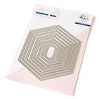 Pinkfresh Studio Nested Hexagons Blanket Stitched Dies pf172es