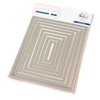 Pinkfresh Studio Nested Rectangles Diagonal Stitch Dies pf169es