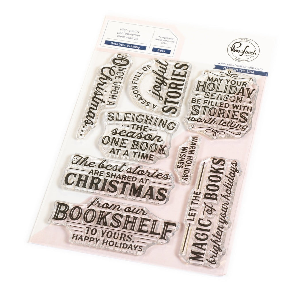 Pinkfresh Studio Once Upon A Holiday Clear Stamps 291325