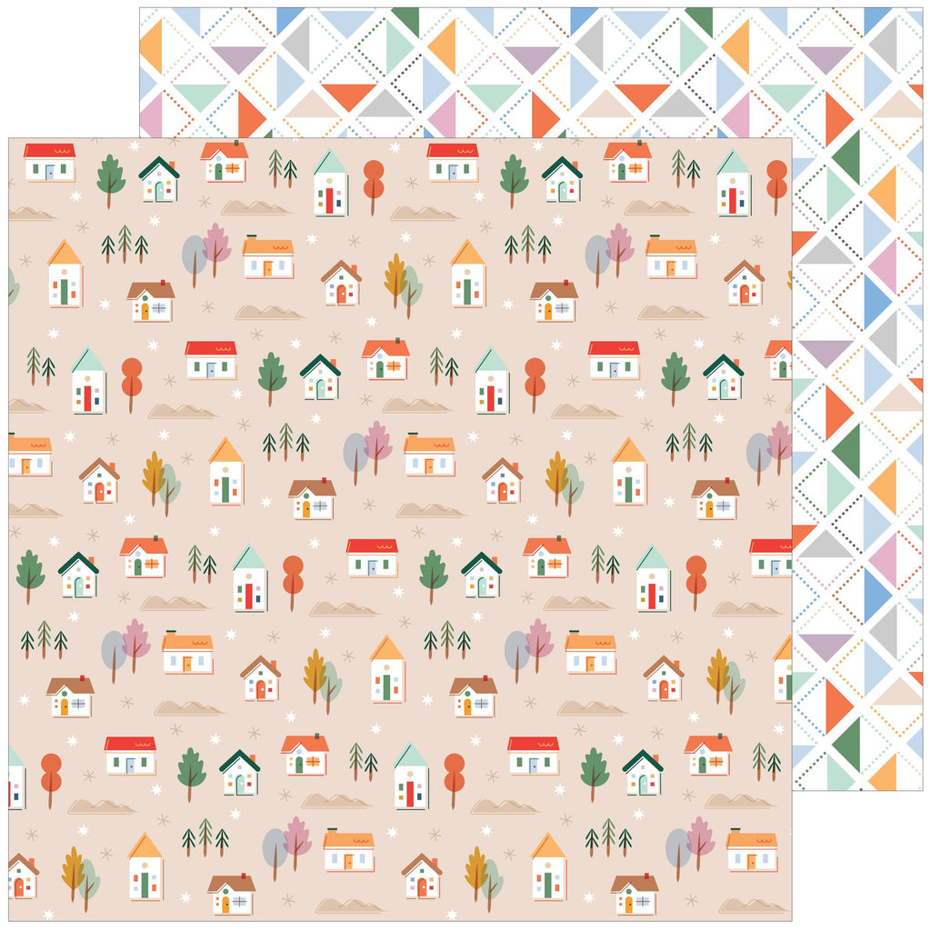 Pinkfresh Studio Ordinary Joy 12 x 12 Paper Pack 300926 Happy Home