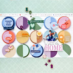 Pinkfresh Studio Ordinary Joy 12 x 12 Paper Pack 300926 No Place Like Home Layout