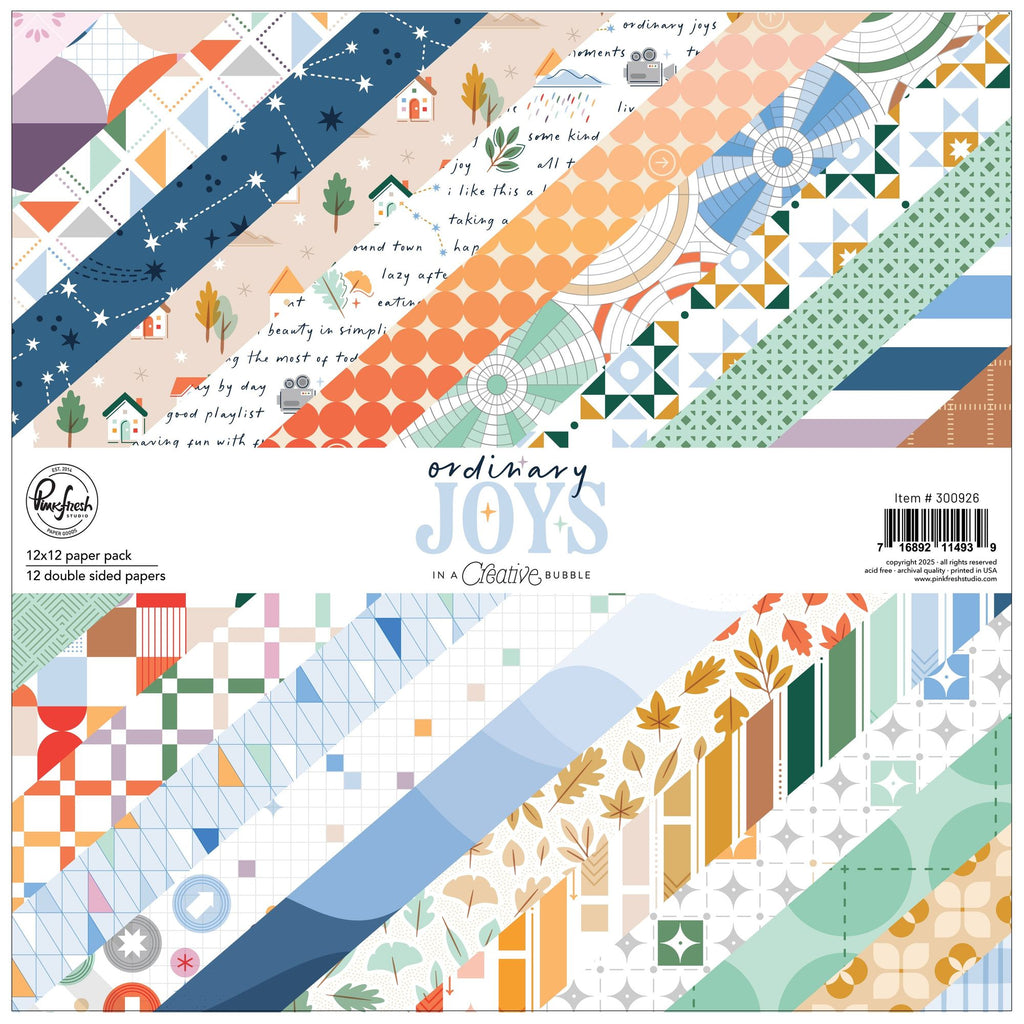 Pinkfresh Studio Ordinary Joy 12 x 12 Paper Pack 300926 Product Image