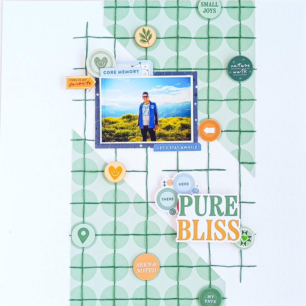 Pinkfresh Studio Ordinary Joy 6 x 8 Paper Pack 302226 Pure Bliss Layout