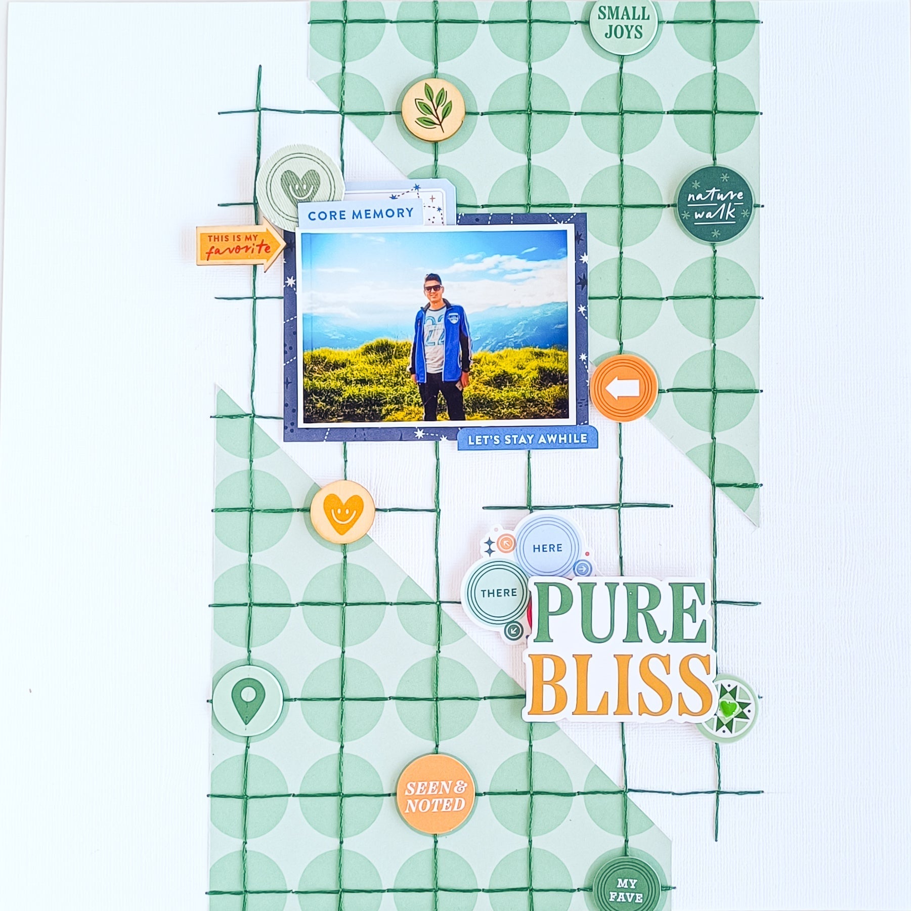 Pinkfresh Studio Ordinary Joy 6 x 8 Paper Pack 302226 Pure Bliss Layout