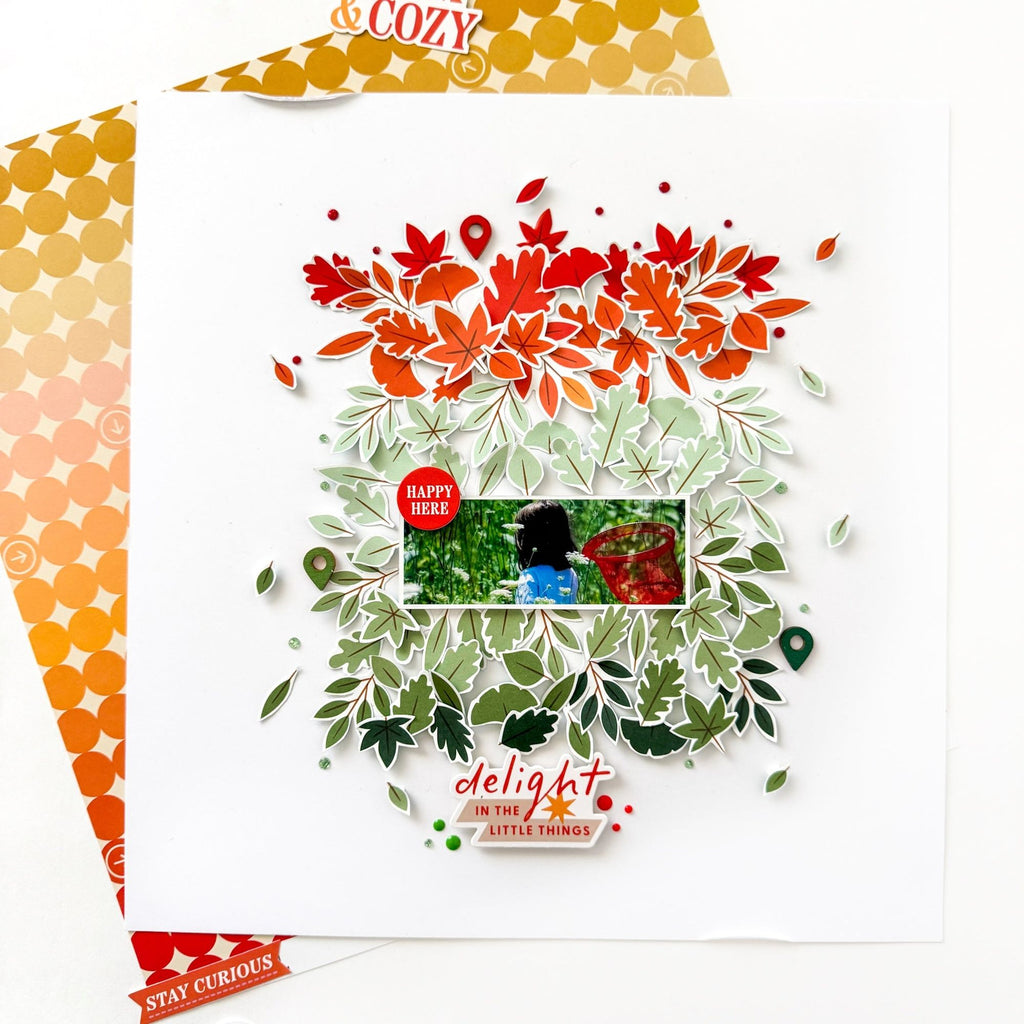 Pinkfresh Studio Ordinary Joy Enamel Shapes 303126 Seasonal Layout