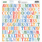 Pinkfresh Studio Ordinary Joy Puffy Alpha Stickers 302826 Colorful Letters