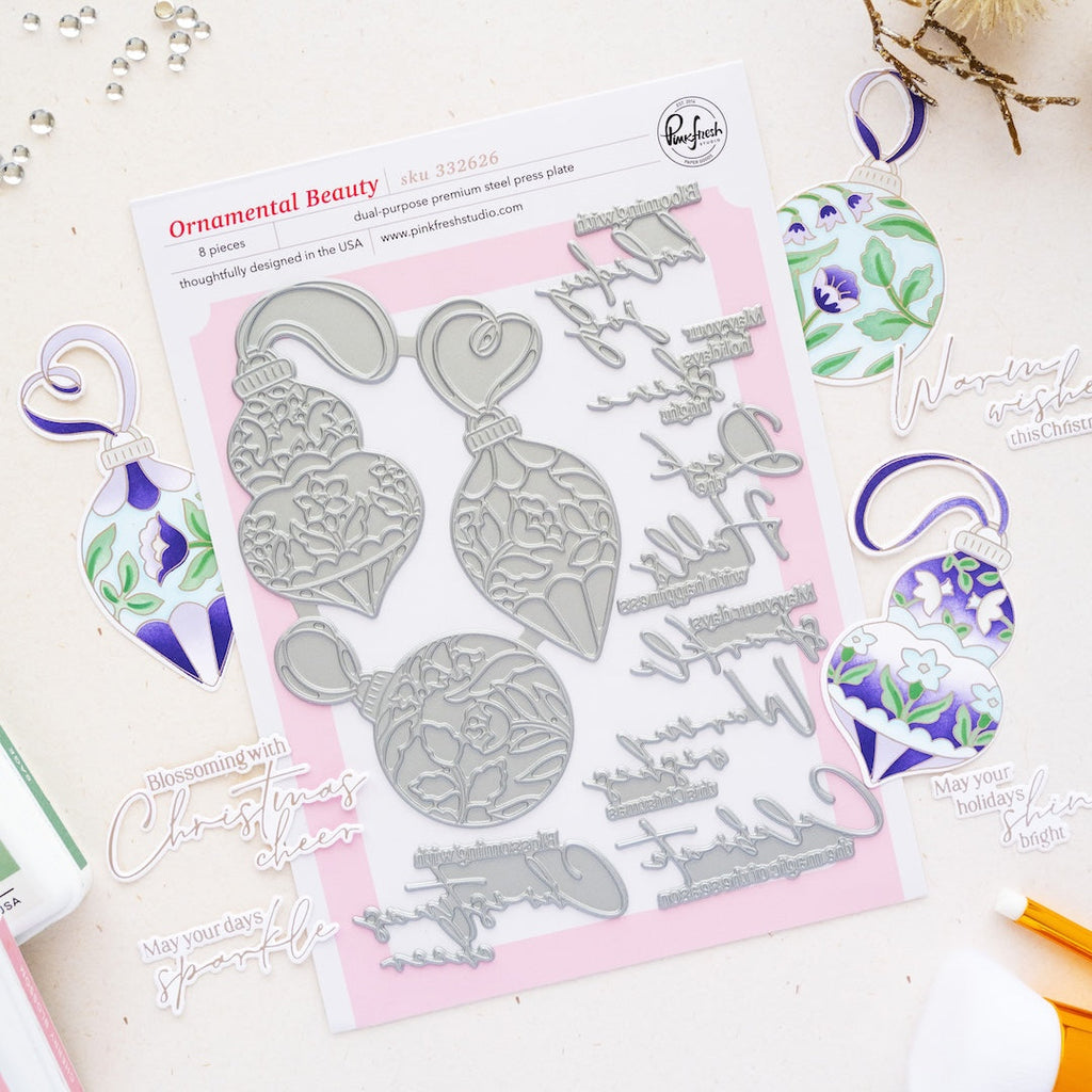 Pinkfresh Studio Ornamental Beauty Press Plates 332626