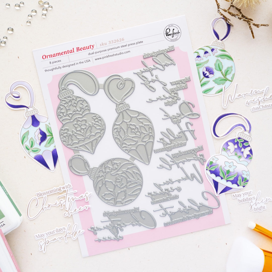 Pinkfresh Studio Ornamental Beauty Press Plates 332626