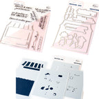 Pinkfresh Studio Patisserie Pals Stamps Dies And Stencils Bundle