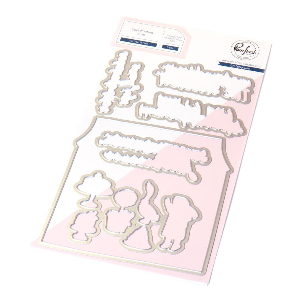 Pinkfresh Studio Patisserie Pals Stamps Dies And Stencils Bundle 278925