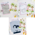 Pinkfresh Studio Peaceful Pause Cling Stamps Die And Stencils Bundle