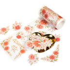 Pinkfresh Studio Peony Glow Stamps Dies Stencils And Washi Bundle 299325 cut out