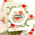 Pinkfresh Studio Peony Glow Washi 299325 Thinking Of You Today Card