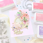 Pinkfresh Studio Peony Perfection Clear Stamps 270425 Take Time For Yourself Card