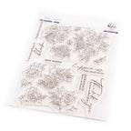 Pinkfresh Studio Peony Perfection Stamps Dies Stencils And Washi Tape Bundle 270425