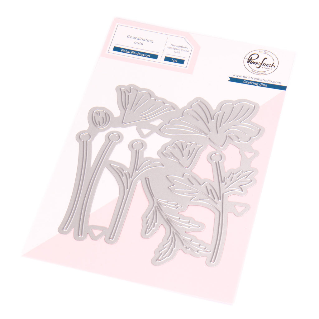 Pinkfresh Studio Petal Perfection Die And Stencils Bundle 278125