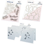 Pinkfresh Studio Petal Poise Clear Stamps Dies And Stencils Bundle