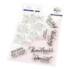 Pinkfresh Studio Petal Poise Clear Stamps Dies And Stencils Bundle 306025-PetalPoise-Stamp