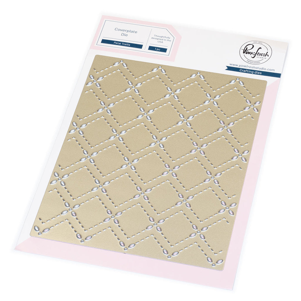 Pinkfresh Studio Petal Trellis Coverplate Die 298625