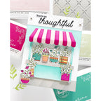 Pinkfresh Studio Petal Trellis Coverplate Die 298625 So Thoughtful Card