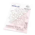 Pinkfresh Studio Plumeria Stamps Dies Stencils And Press Plates Bundle 272625