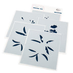 Pinkfresh Studio Plumeria Stencils 272825