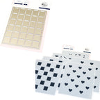 Pinkfresh Studio Refined Grid Builder Stencils And Die Bundle
