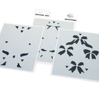 Pinkfresh Studio Ribbon Splendor Die And Stencils Bundle 306425-RibbonSplendor-Stencil