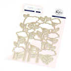 Pinkfresh Studio Rising Wildflowers Die And Stencils Bundle 309425 coordinating cuts