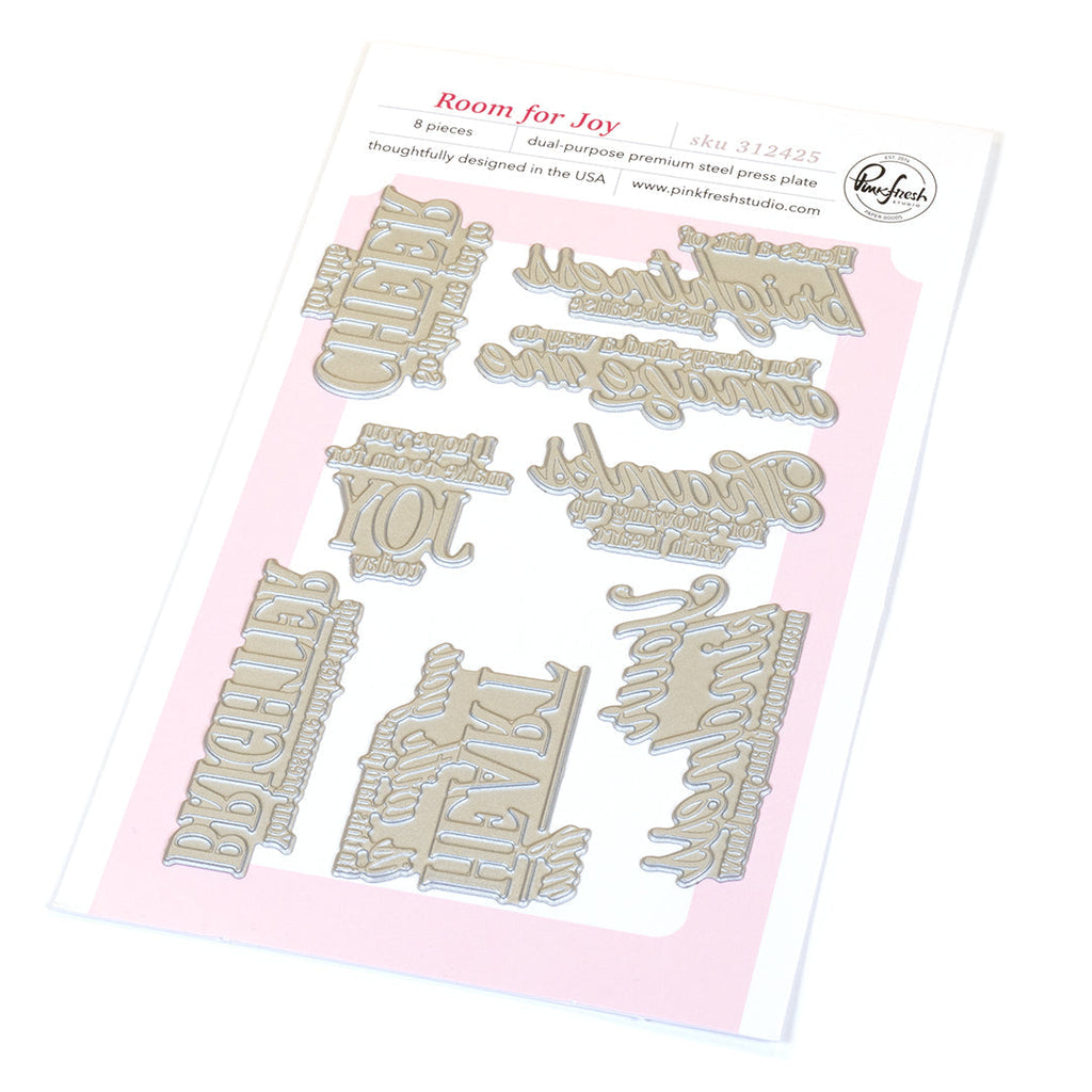 Pinkfresh Studio Room For Joy Press Plates 312425