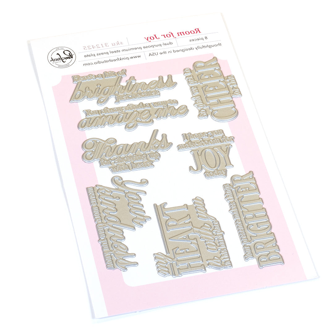 Pinkfresh Studio Room For Joy Press Plates 312425 Alternate Text Image