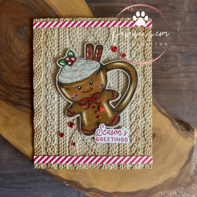 Pinkfresh Studio Scarlet Clear Drops pf122es Christmas Hot Chocolate Card | color-code:ALT01