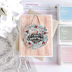 Pinkfresh Studio Seasonal Sprigs Clear Stamps 331326 Joys Of Christmas Card