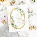 Pinkfresh Studio Seasonal Sprigs Dies 331426 Christmas Joy Card