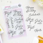 Pinkfresh Studio Simply Said Clear Stamps 333926