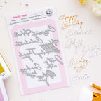 Pinkfresh Studio Simply Said Press Plates 334126