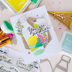 Pinkfresh Studio Sippable Scenes Dies 284225 You Are Sunshine In A Bottle