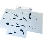 Pinkfresh Studio Sippable Scenes Stencils 284325
